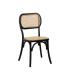 SILLA NEGRO MADERA DE OLMO CONTRACT 45 X 41 X 88 CM