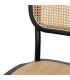 SILLA NEGRO MADERA DE OLMO CONTRACT 45 X 41 X 88 CM