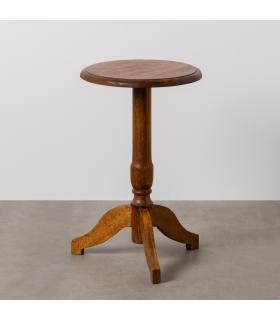 MESITA NATURAL MADERA DE MANGO SALÓN 41 X 41 X 69 CM