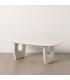 MESA CENTRO BLANCO ROZADO 130 X 70 X 46 CM