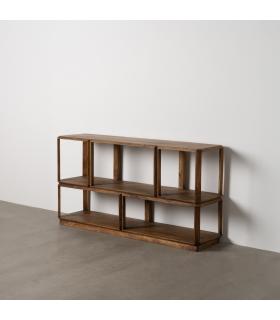 ESTANTERÍA MARRÓN MADERA DE MANGO SALÓN 160 X 42 X 85 CM