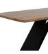 MESA COMEDOR MADERA-METAL SALÓN 200 X 100 X 77 CM