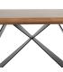 MESA COMEDOR MADERA-METAL SALÓN 200 X 100 X 77 CM