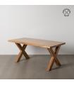 MESA COMEDOR NATURAL MADERA DE ACACIA 180 X 90 X 76 CM