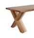 MESA COMEDOR NATURAL MADERA DE ACACIA 240 X 100 X 76 CM