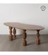 MESA COMEDOR MARRÓN MADERA DE ACACIA 240 X 97 X 76 CM