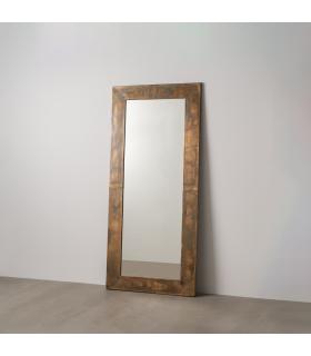 ESPEJO ORO VIEJO ALUMINIO DECORACIÓN 100 X 2 X 220 CM