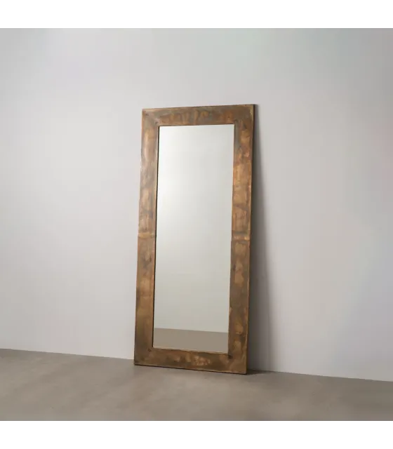 ESPEJO ORO VIEJO ALUMINIO DECORACIÓN 100 X 2 X 220 CM