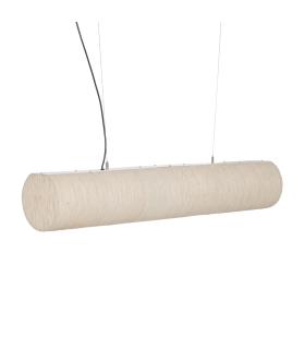 LÁMPARA TECHO BEIGE PAPEL-METAL 1,20 X 1,20 X 20 CM