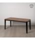 MESA COMEDOR MARRÓN-NEGRO MADERA SALÓN 180 X 90 X 76 CM