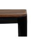 MESA COMEDOR MARRÓN-NEGRO MADERA SALÓN 180 X 90 X 76 CM