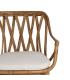 SILLÓN NATURAL RATÁN DECORACIÓN 62 X 55 X 83 CM
