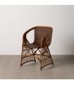 Natural rattan decorative armchair 57 x 59 x 84 cm