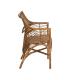 SILLÓN MARRÓN RATÁN DECORACIÓN 56 X 54 X 84 CM