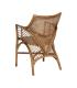 SILLÓN MARRÓN RATÁN DECORACIÓN 56 X 54 X 84 CM
