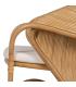 SILLÓN NATURAL RATÁN DECORACIÓN 65 X 63 X 78 CM