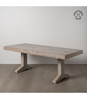 MESA COMEDOR MADERA SALÓN 220 X 90 X 76 CM