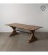 MESA COMEDOR MADERA DE ROBLE SALÓN 240 X 98 X 76 CM