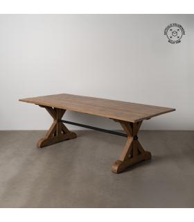 MESA COMEDOR MADERA DE ROBLE SALÓN 240 X 98 X 76 CM