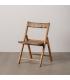 SILLA PLEGABLE NATURAL MADERA CONTRACT 51 X 60 X 80,50 CM