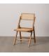 SILLA PLEGABLE NATURAL MADERA CONTRACT 49 X 59 X 87 CM