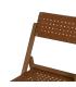 SILLA PLEGABLE NATURAL-NEGRO MADERA 49 X 58 X 87,50 CM