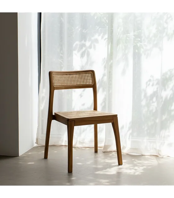 SILLA NATURAL MADERA CONTRACT 55 X 53 X 79,50 CM