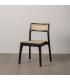 SILLA NATURAL-NEGRO MADERA CONTRACT 55 X 53 X 79,50 CM