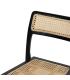 SILLA NATURAL-NEGRO MADERA CONTRACT 55 X 53 X 79,50 CM