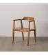 SILLA NATURAL MADERA 58,50 X 59 X 76 CM