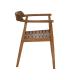 SILLA NATURAL MADERA 58,50 X 59 X 76 CM