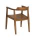 SILLA NATURAL MADERA 58,50 X 59 X 76 CM