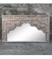 Antigo espelho branco Teka madeira 6 x 223 x 130 cm