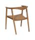 SILLA NATURAL MADERA 65 X 57 X 76 CM