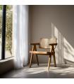 Natural wood chair 56 x 59 x 76 cm