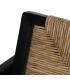 SILLA NATURAL-NEGRO MADERA 56 X 62 X 76,50 CM