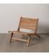 BUTACA NATURAL MADERA 60 X 93 X 63 CM
