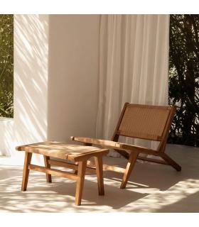 REPOSAPIÉS NATURAL MADERA 60,50 X 45 X 36 CM