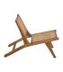 BUTACA NATURAL MADERA 60 X 93 X 63,50 CM