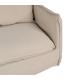 SOFÁ 2 PLAZAS CREMA TEJIDO-MADERA 160 X 95 X 85 CM