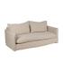 SOFÁ 3 PLAZAS CREMA TEJIDO-MADERA 200 X 95 X 85 CM