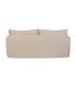 SOFÁ 3 PLAZAS CREMA TEJIDO-MADERA 200 X 95 X 85 CM