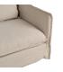 SOFÁ 3 PLAZAS CREMA TEJIDO-MADERA 200 X 95 X 85 CM