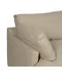 SOFÁ 3 PLAZAS BEIGE TEJIDO-MADERA 212 X 100 X 83 CM