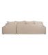 CHAISE-LOUNGER CREMA TEJIDO-MADERA 300 X 161 X 90 CM
