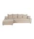 CHAISE-LOUNGER CREMA TEJIDO-MADERA 300 X 161 X 90 CM