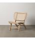 SILLÓN NATURAL RATÁN/MADERA SALÓN 84 X 58 X 74 CM