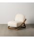 SILLÓN NATURAL TEJIDO-MADERA SALÓN 75 X 85 X 79 CM