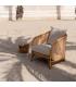 SILLÓN NATURAL RATÁN DECORACIÓN 68 X 68 X 76 CM