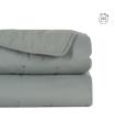 COLCHA VERDE POLIESTER DORMITORIO 230 X 280 CM